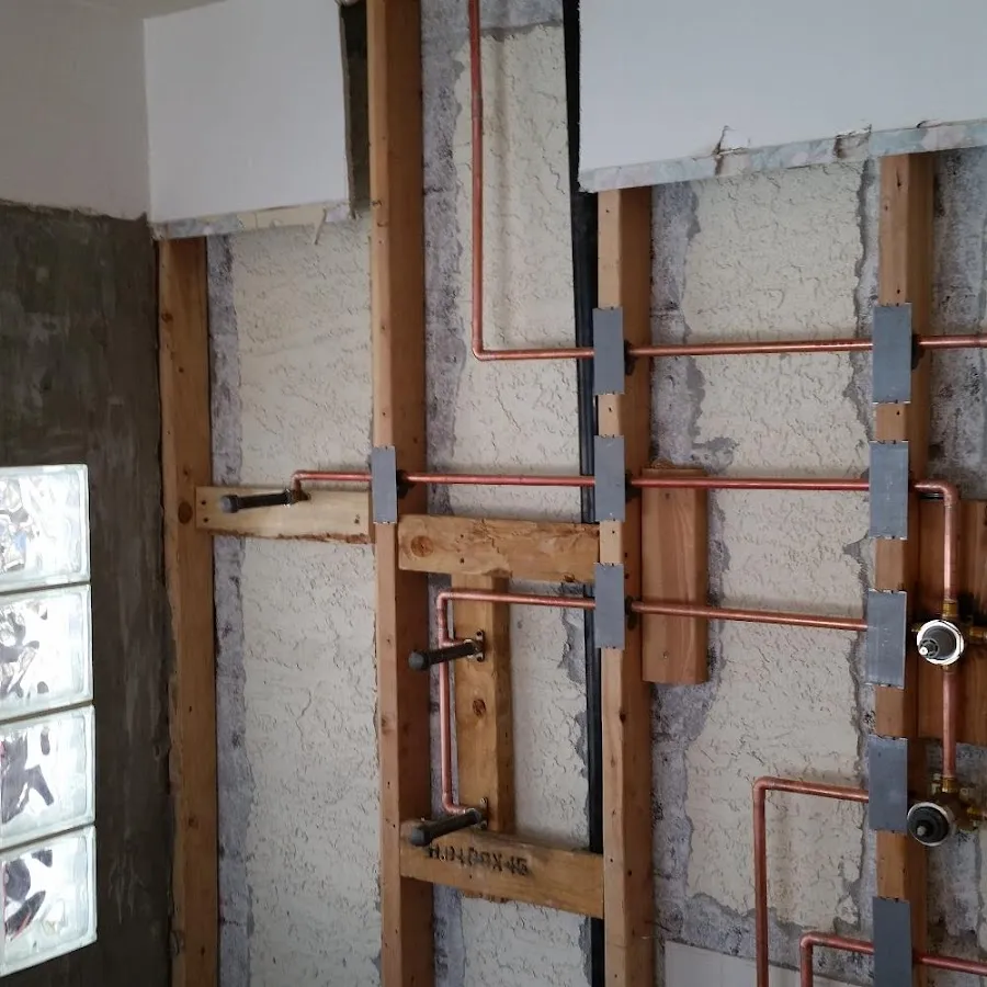 Copper pipe installation for Repiping in Pampa